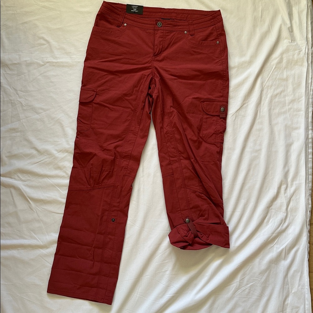 KÜHL Splash Roll-Up 32" Inseam Red Relaxed Fit Pants
